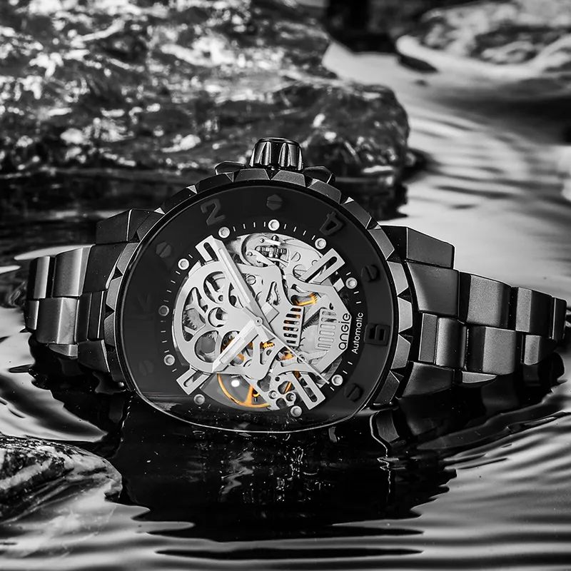 ANGIE PRESENT WATCH Men SKULL Watch-5
