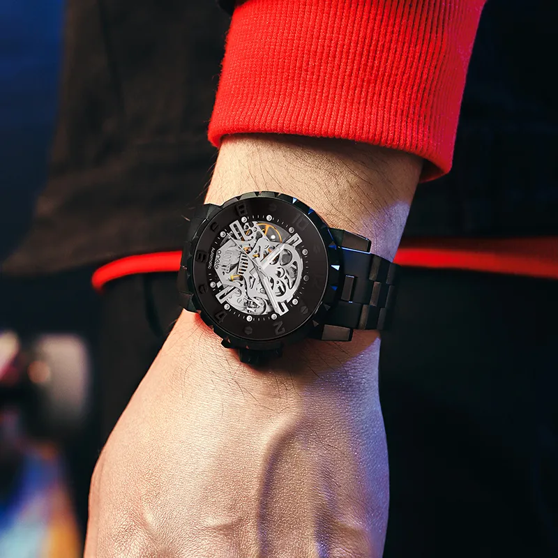ANGIE PRESENT WATCH Men SKULL Watch-7