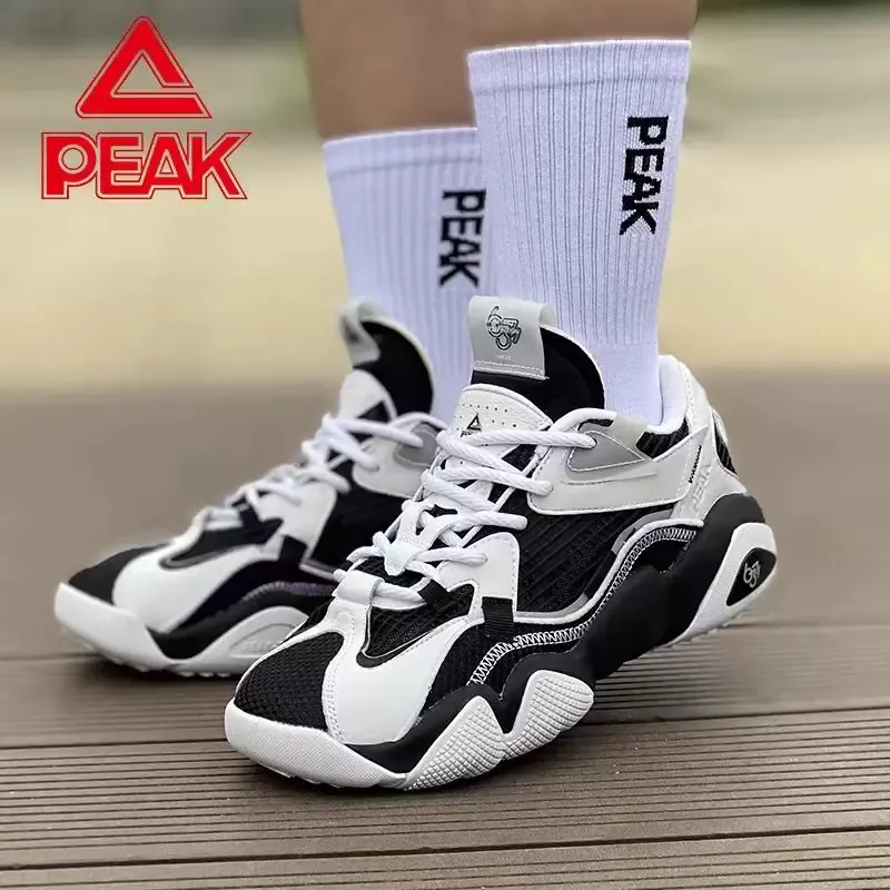 PEAK Cushioned Slip-Resistant Breathable Low-Top Chunky Sneakers Men's-2
