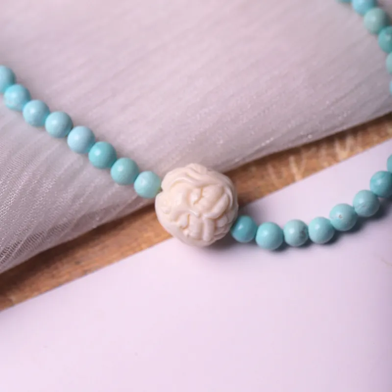Xiangyan Turquoise Fine Jade Bracelets Unisex-5
