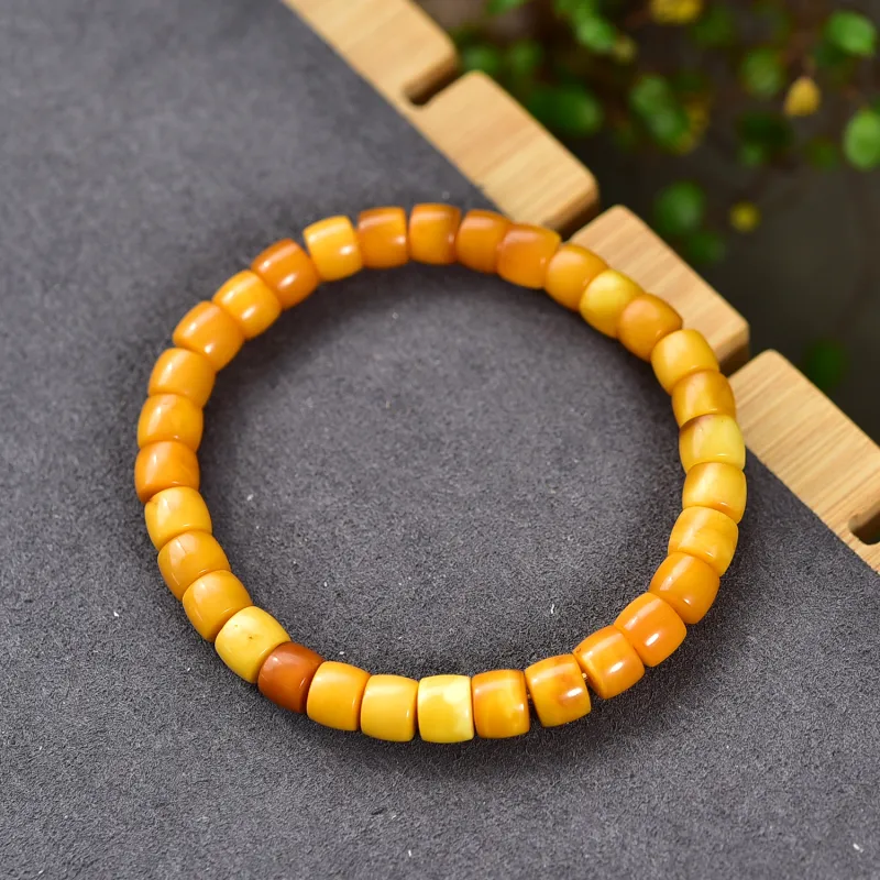 Xiangyan Amber Beeswax Fine Jade Bracelets Women's-3