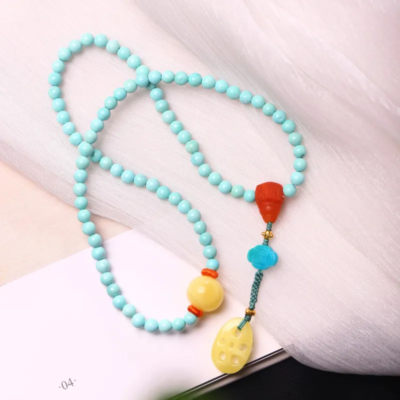 Xiangyan Turquoise Fine Jade Bracelets Unisex-3