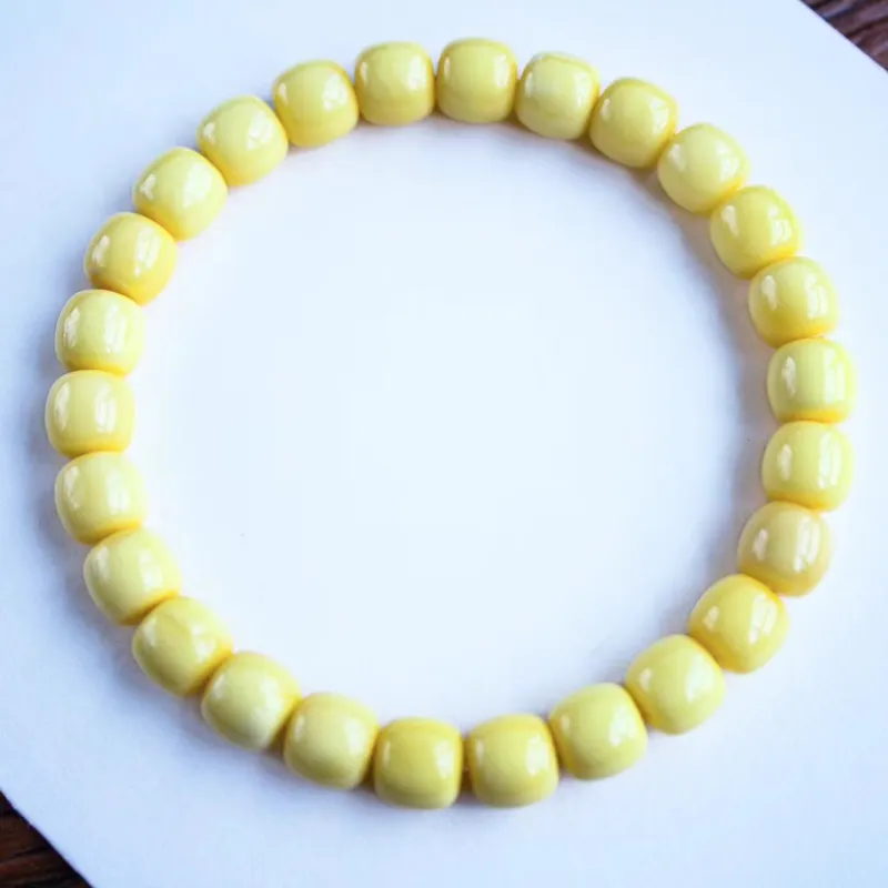 Xiangyan Amber Beeswax Fine Jade Bracelets Unisex-2