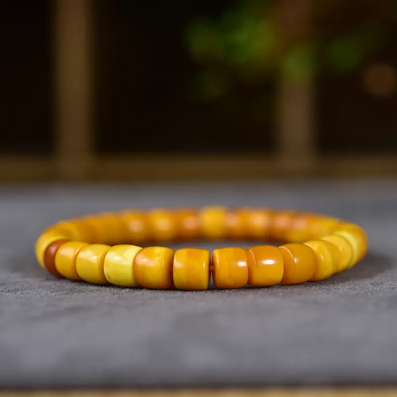 Xiangyan Amber Beeswax Fine Jade Bracelets Women's-2