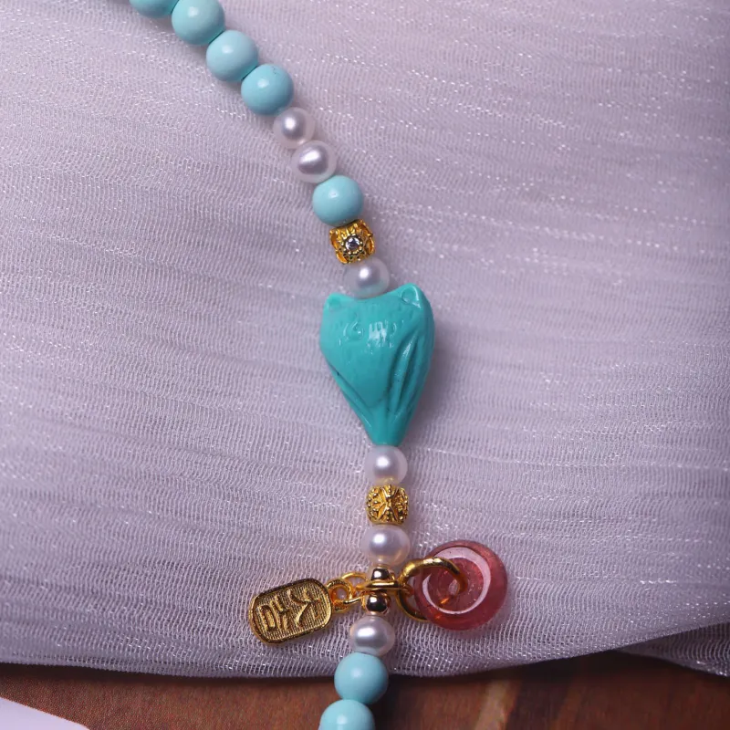 Xiangyan Turquoise Fine Jade Bracelets Unisex-3