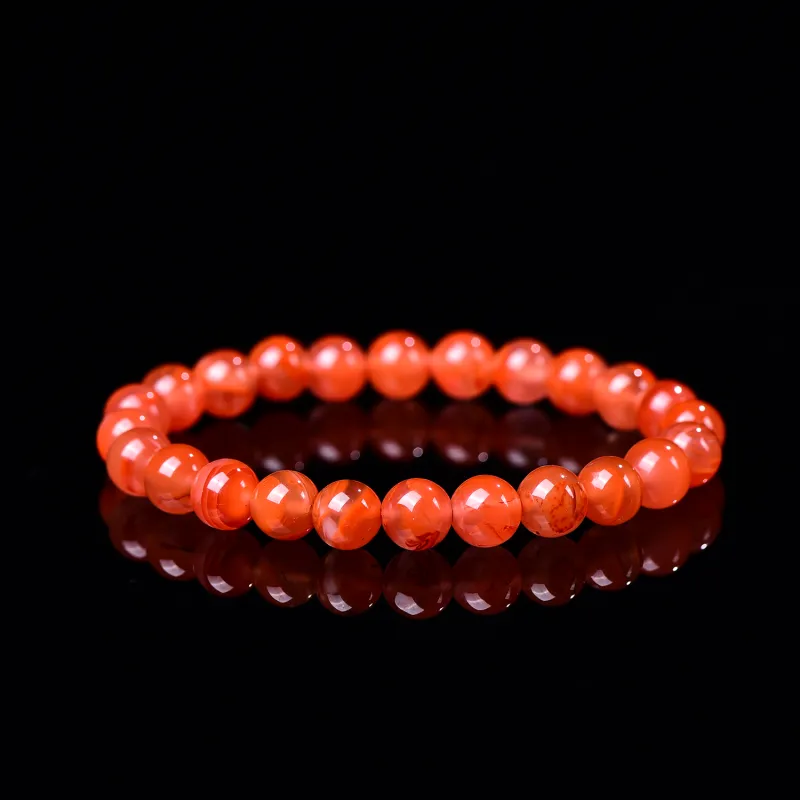 Xiangyan Southern Red Agate Fine Jade Bracelets Unisex-5