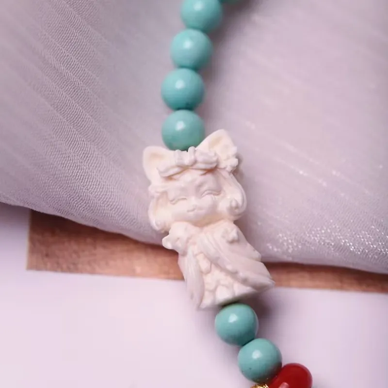 Xiangyan Turquoise Fine Jade Bracelets Unisex-3
