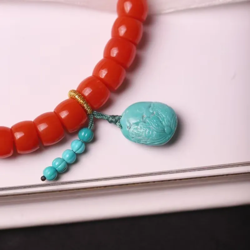 Xiangyan Southern Red Agate Fine Jade Bracelets Unisex-2
