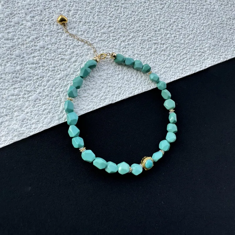 Xiangyan Turquoise Fine Jade Bracelets Unisex-4