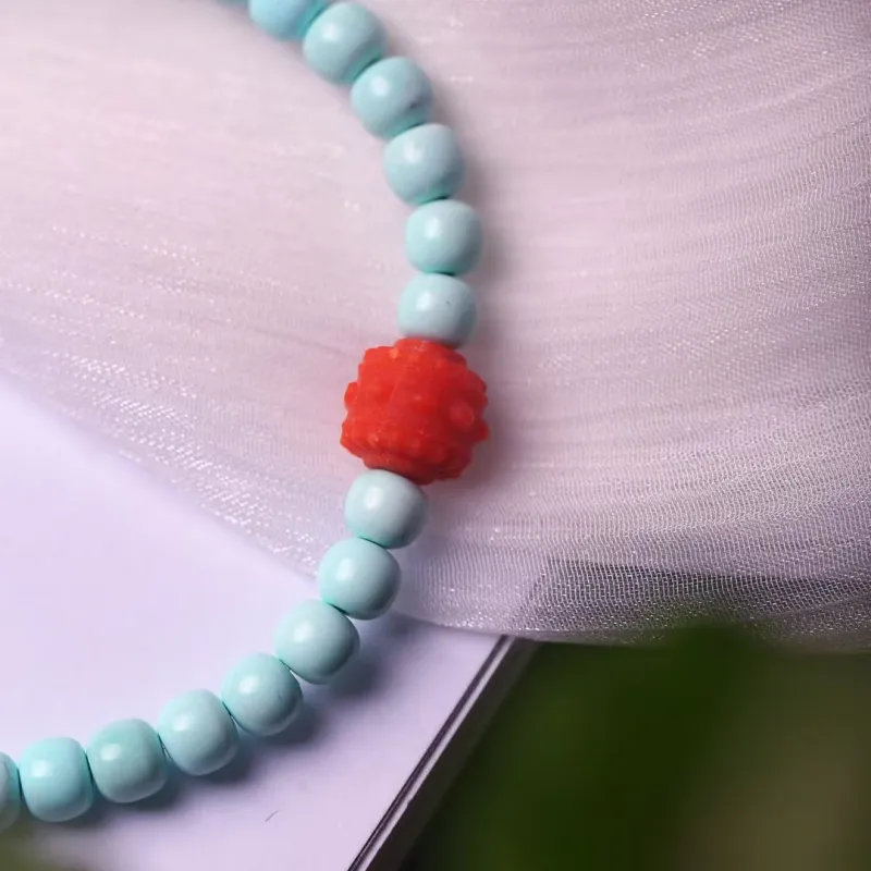 Xiangyan Turquoise Fine Jade Bracelets Unisex-5
