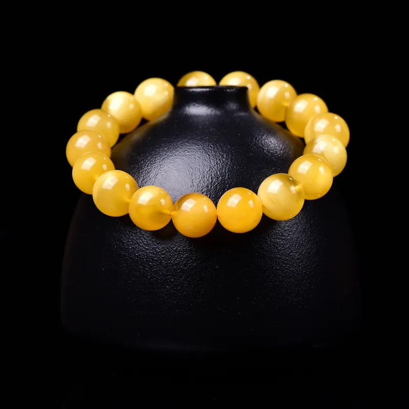 Xiangyan Beeswax Amber Premium Jade Unisex-12