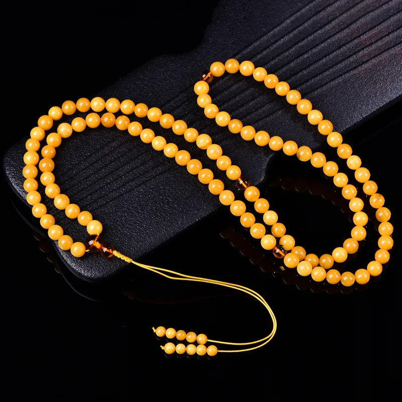 Xiangyan Amber Beeswax Premium Jade Unisex-6