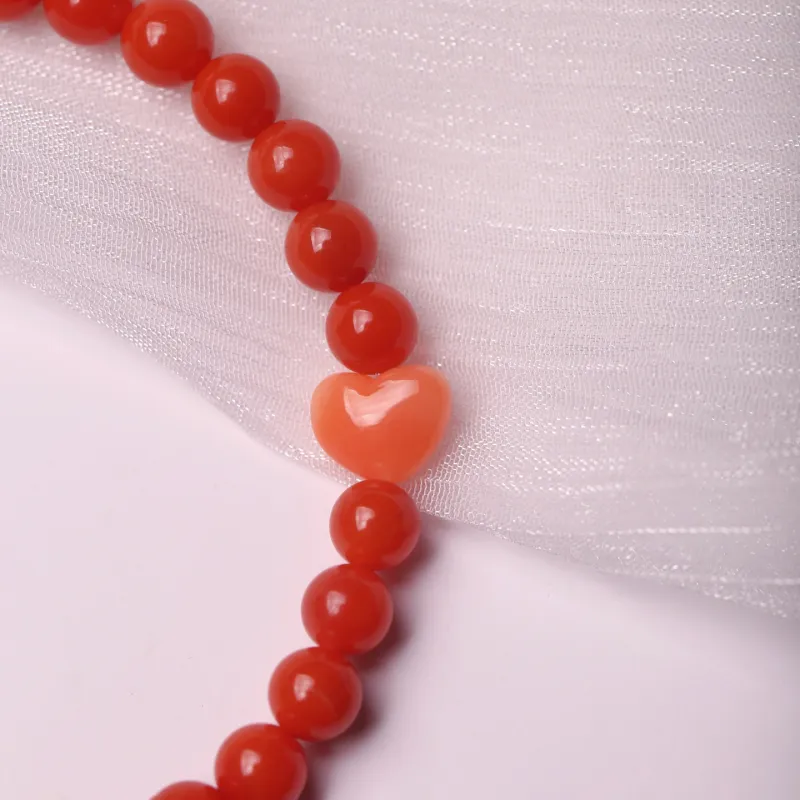 Xiangyan Southern Red Agate Fine Jade Bracelets Unisex-5