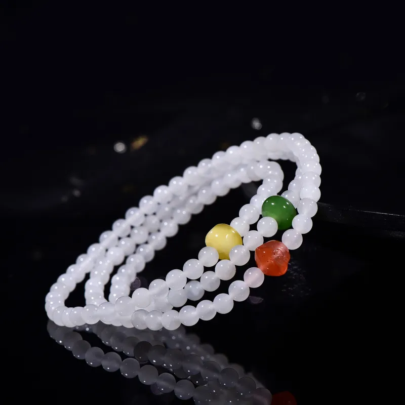 Xiangyan Hetian Jade Bracelets White Jade Unisex-4