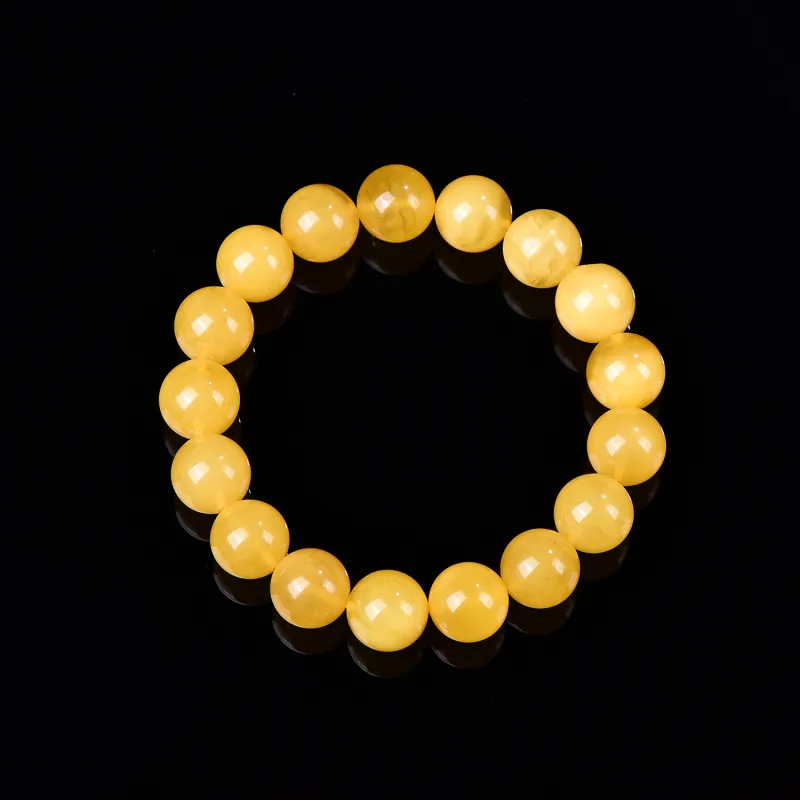 Xiangyan Beeswax Amber Premium Jade Unisex-6