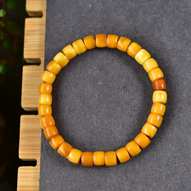 Xiangyan Amber Beeswax Fine Jade Bracelets Women's-6