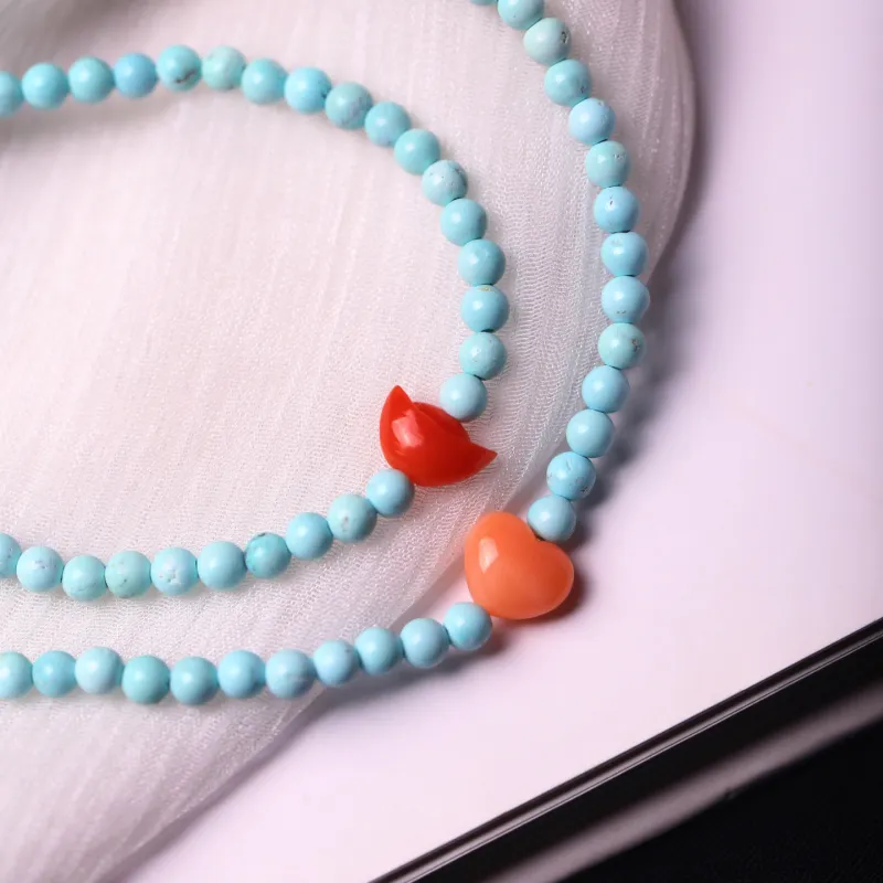Xiangyan Turquoise Fine Jade Bracelets Unisex-4
