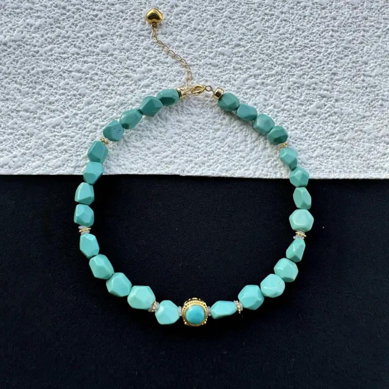 Xiangyan Turquoise Fine Jade Bracelets Unisex-3