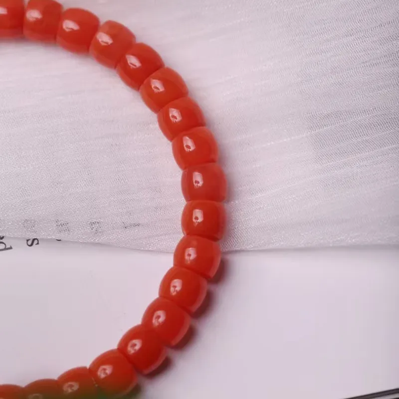 Xiangyan Southern Red Agate Fine Jade Bracelets Unisex-3