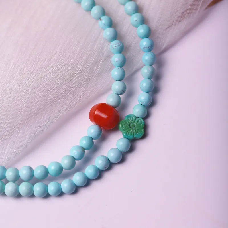 Xiangyan Turquoise Fine Jade Bracelets Unisex-5