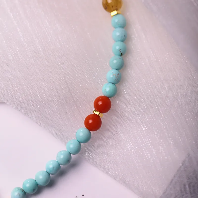 Xiangyan Turquoise Fine Jade Bracelets Unisex-5