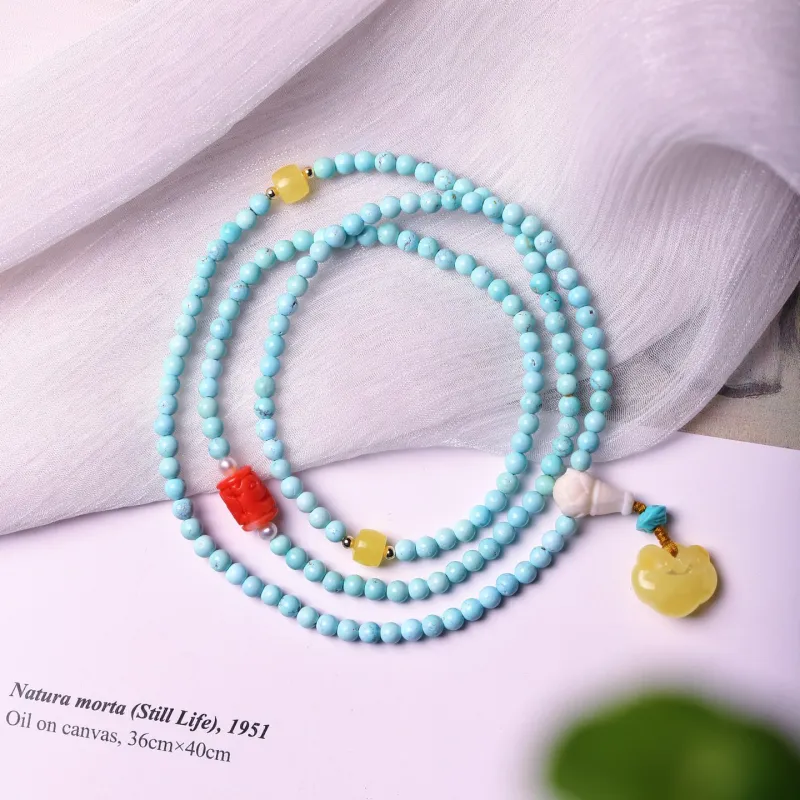 Xiangyan Turquoise Fine Jade Bracelets Unisex-1