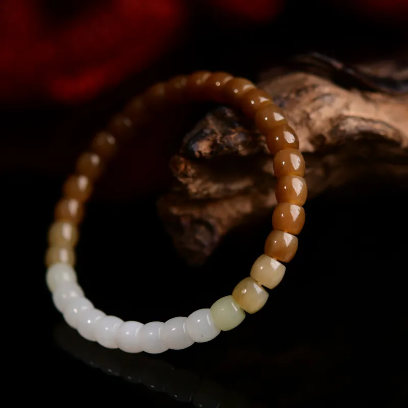 Xiangyan Hetian Jade Bracelets Sugar Jade Unisex-2