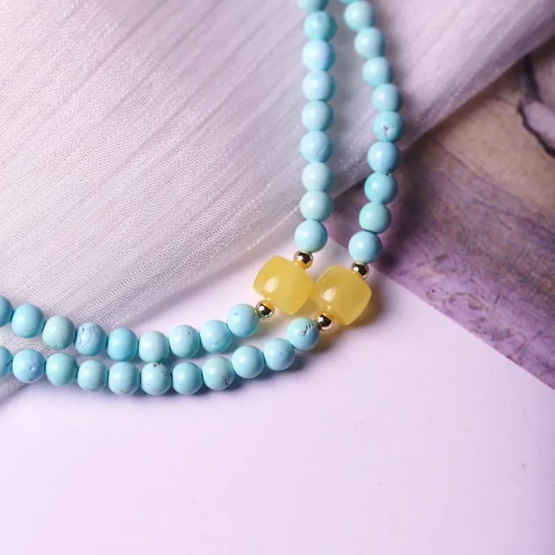Xiangyan Turquoise Fine Jade Bracelets Unisex-4