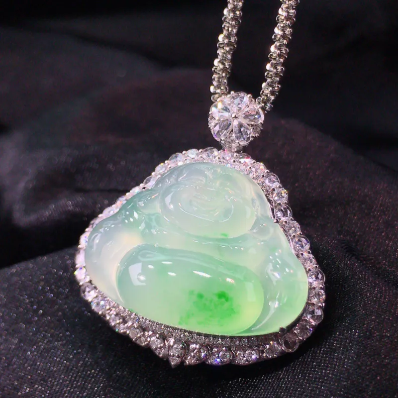 Xiangyan Ice Type Jadeite Necklaces Unisex-2