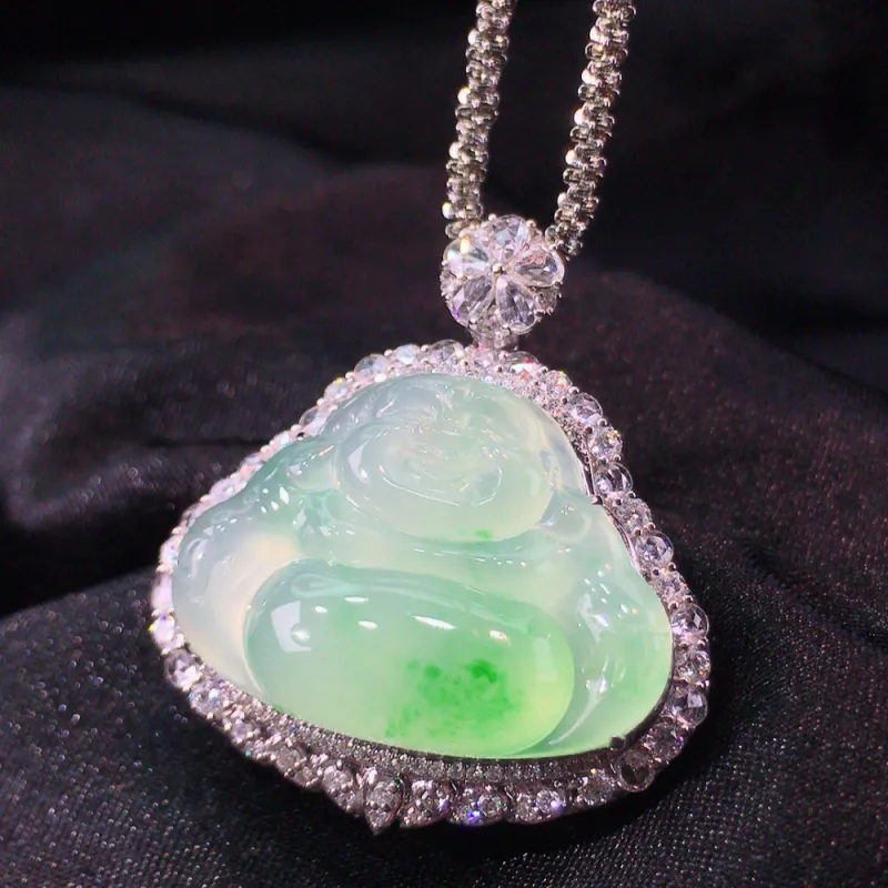 Xiangyan Ice Type Jadeite Necklaces Unisex-1