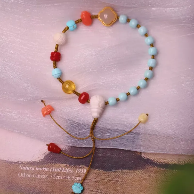 Xiangyan Turquoise Fine Jade Bracelets Unisex-5