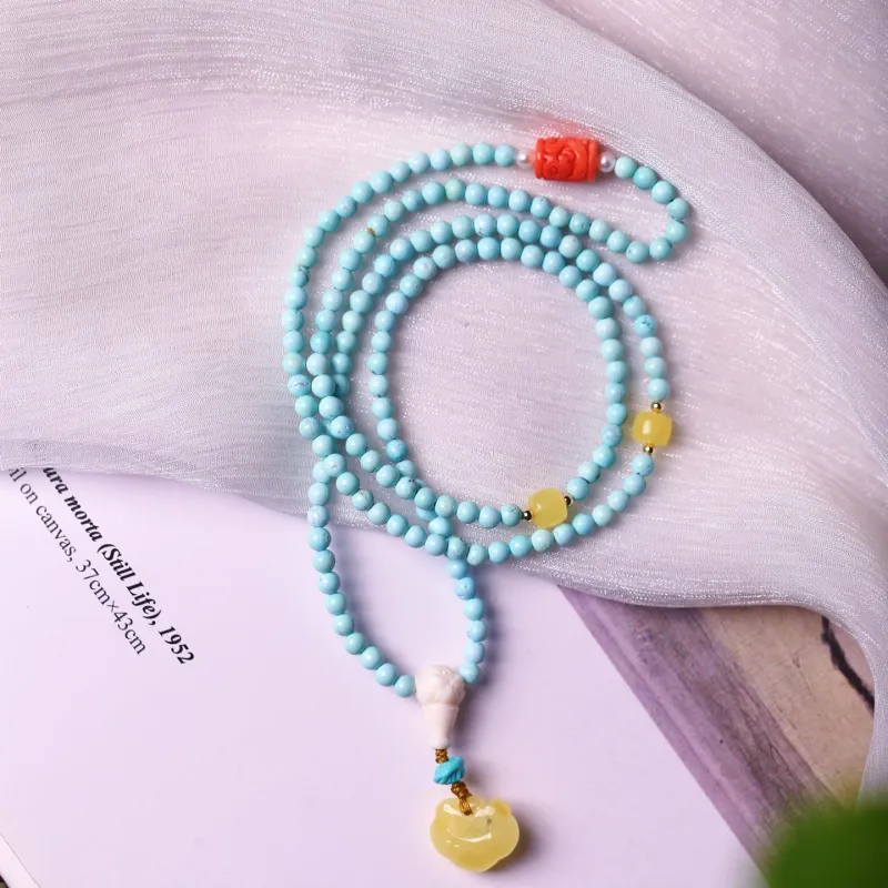 Xiangyan Turquoise Fine Jade Bracelets Unisex-2
