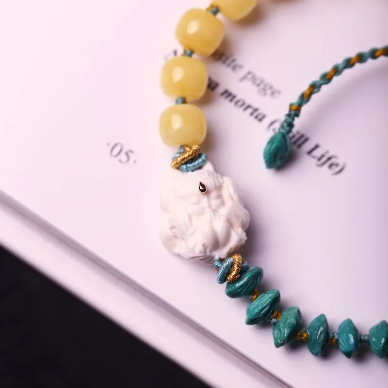 Xiangyan Turquoise Fine Jade Bracelets Unisex-3