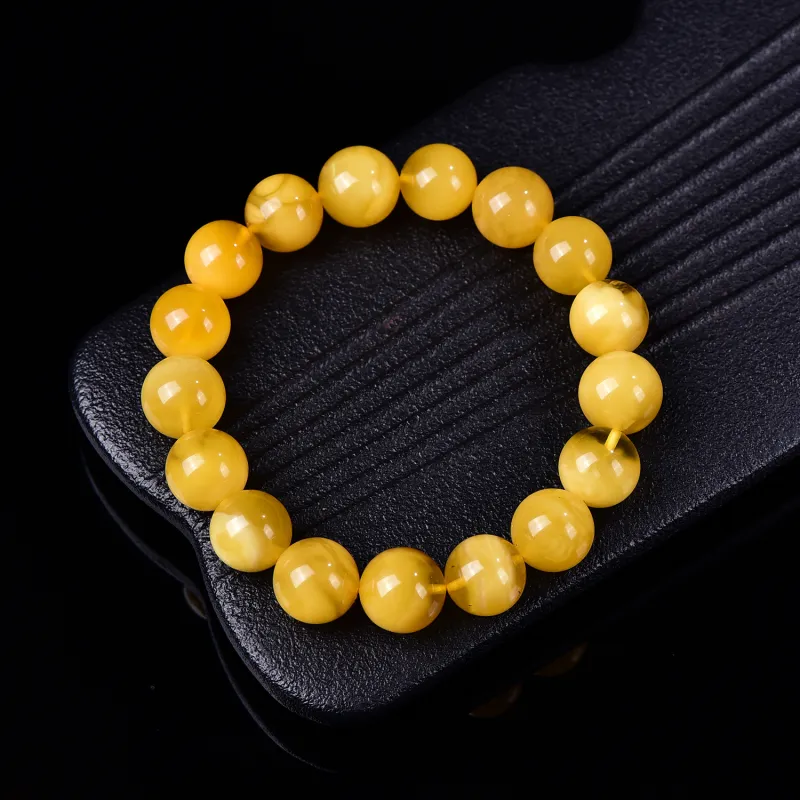 Xiangyan Beeswax Amber Premium Jade Unisex-11