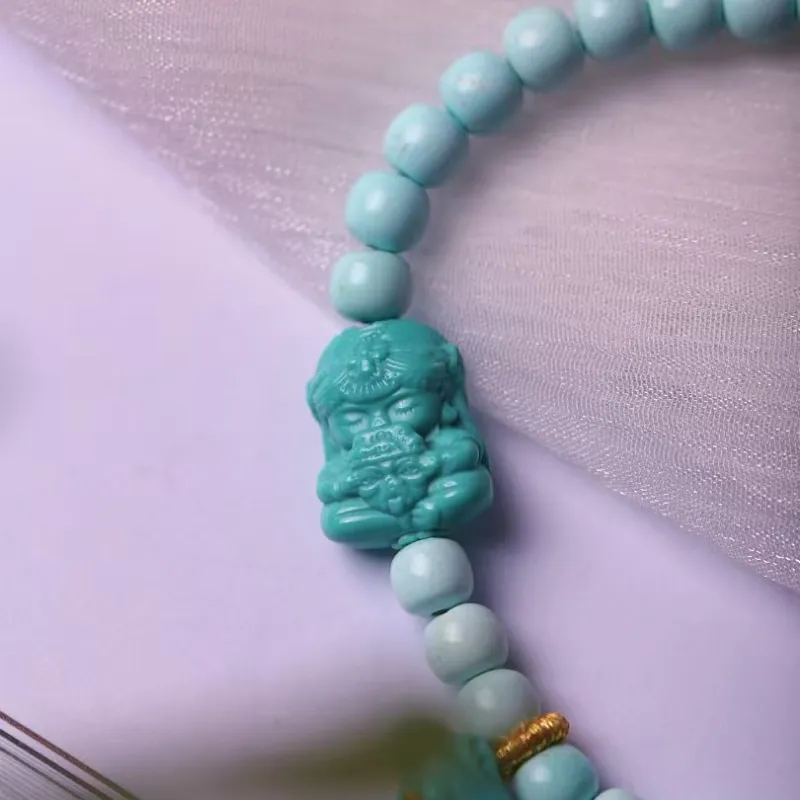 Xiangyan Turquoise Fine Jade Bracelets Unisex-4