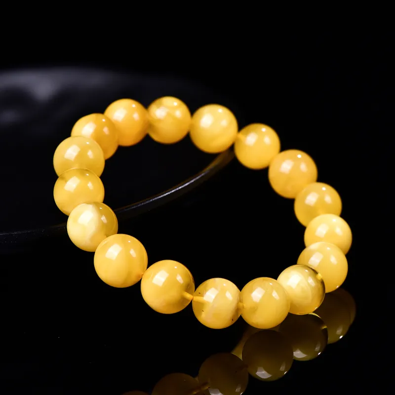 Xiangyan Beeswax Amber Premium Jade Unisex-13