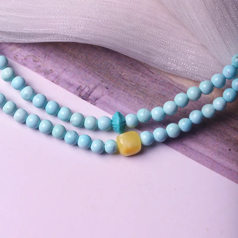 Xiangyan Turquoise Fine Jade Bracelets Unisex-5