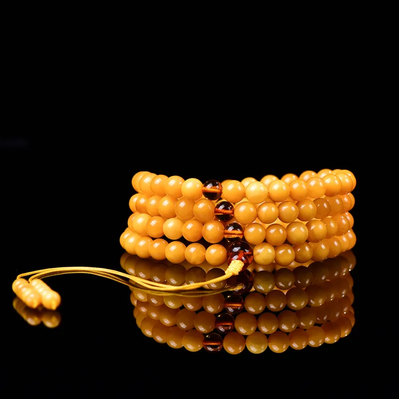 Xiangyan Amber Beeswax Premium Jade Unisex-3