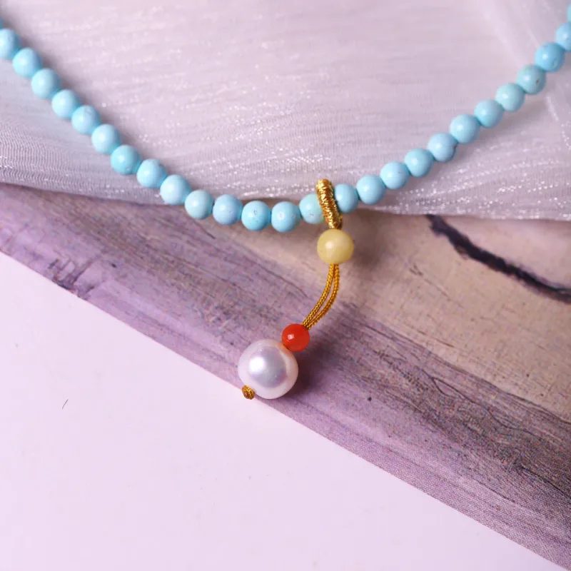Xiangyan Turquoise Fine Jade Bracelets Unisex-5