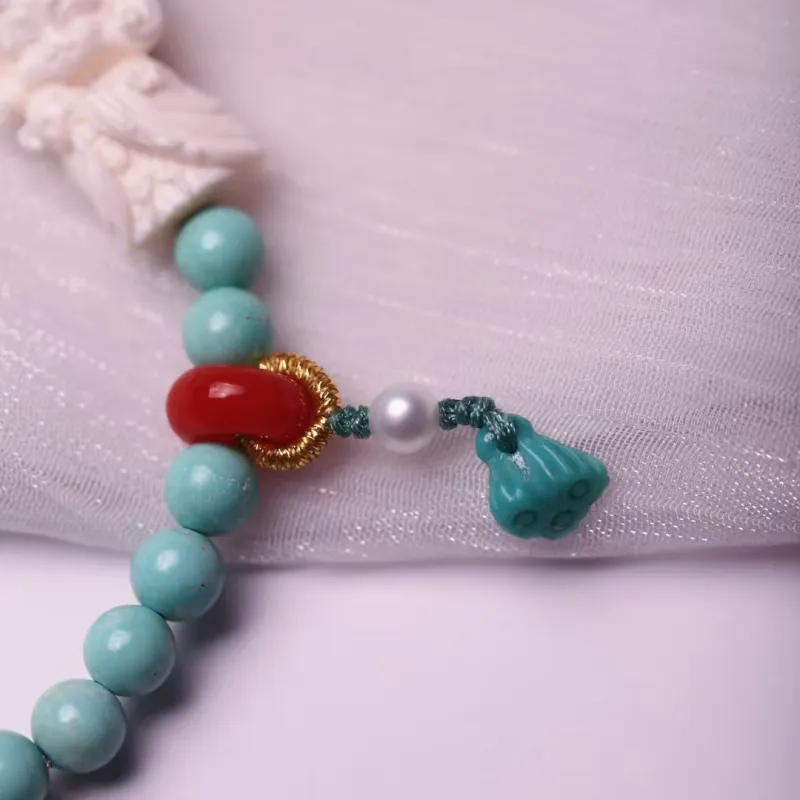 Xiangyan Turquoise Fine Jade Bracelets Unisex-4