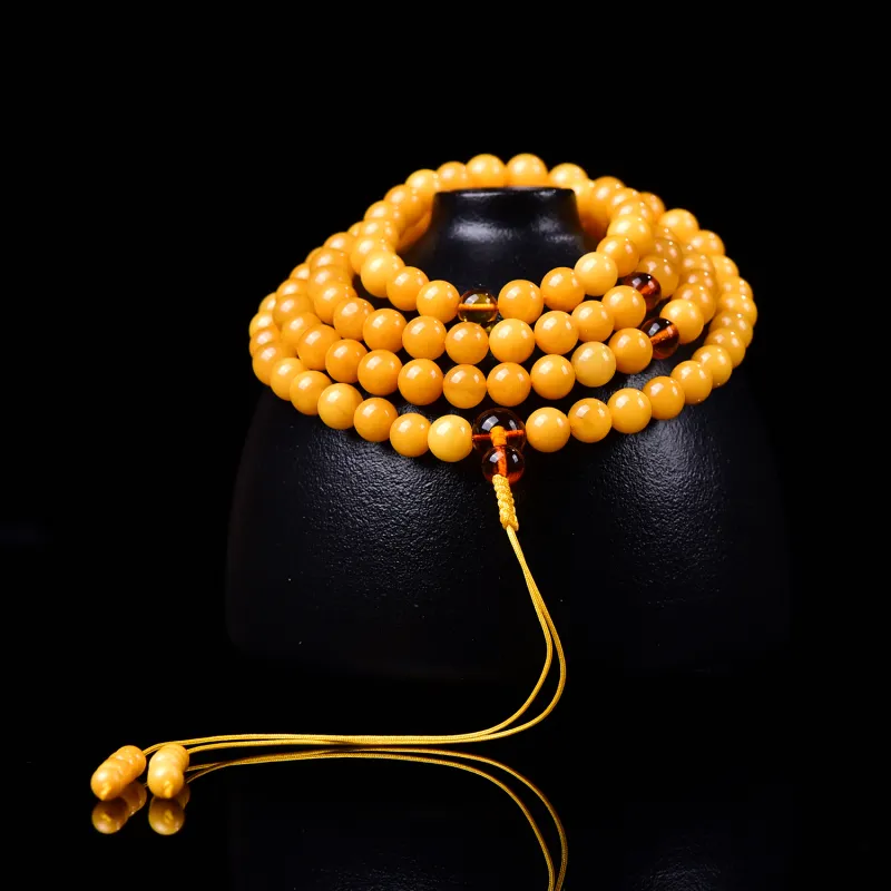 Xiangyan Amber Beeswax Premium Jade Unisex-4