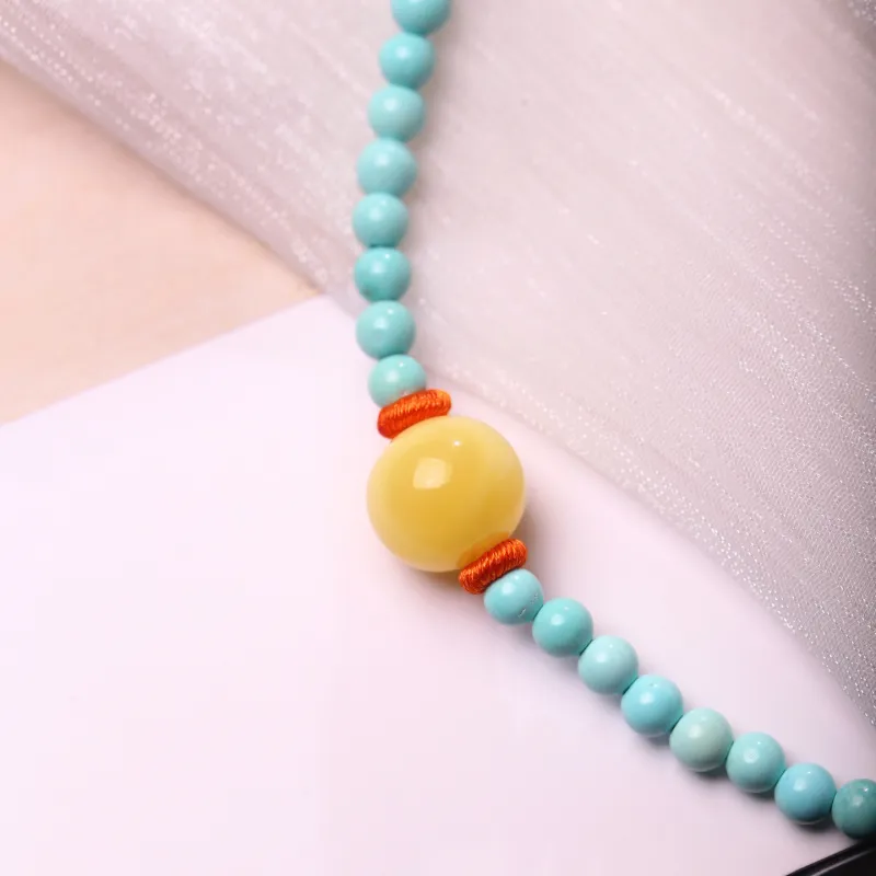 Xiangyan Turquoise Fine Jade Bracelets Unisex-5