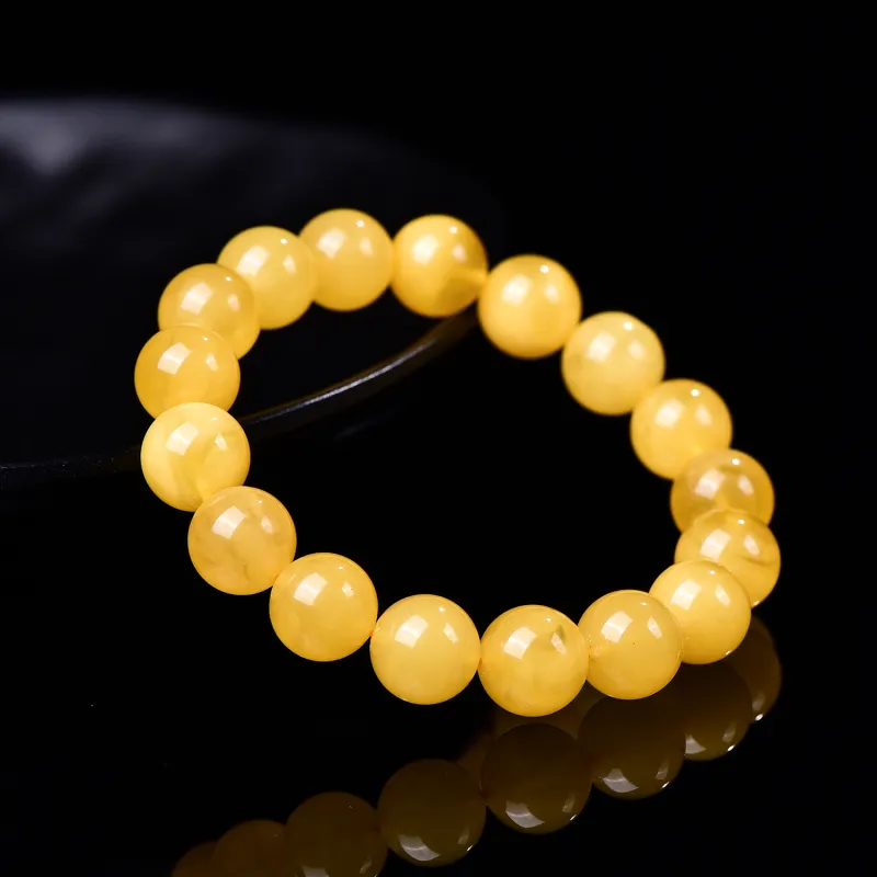Xiangyan Beeswax Amber Premium Jade Unisex-5
