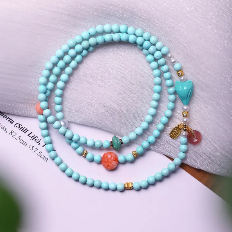 Xiangyan Turquoise Fine Jade Bracelets Unisex-2
