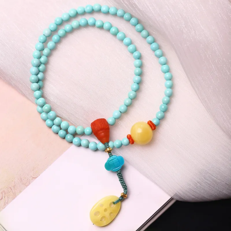 Xiangyan Turquoise Fine Jade Bracelets Unisex-1