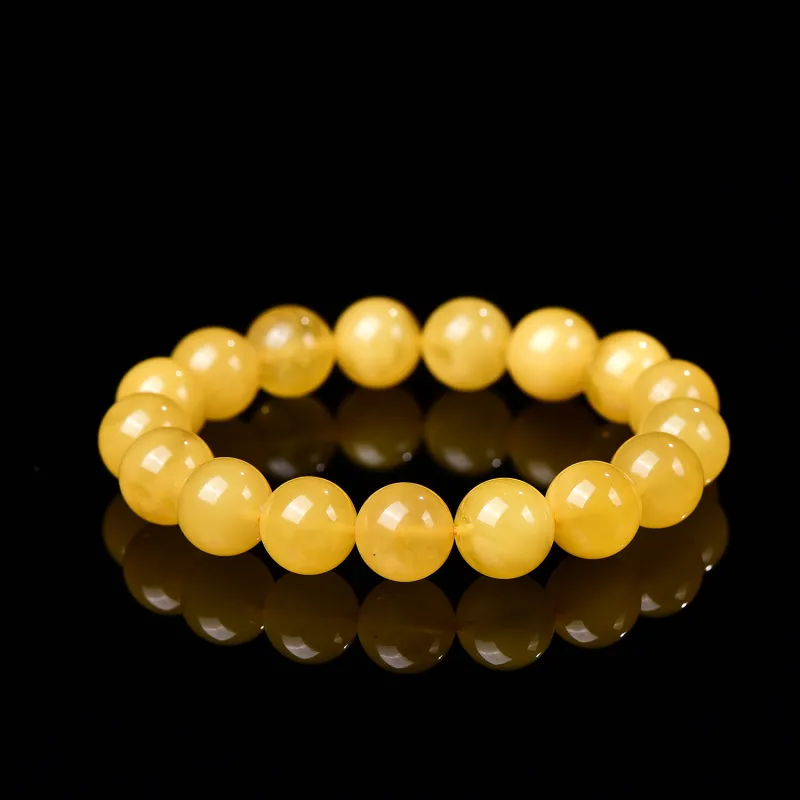 Xiangyan Beeswax Amber Premium Jade Unisex-2