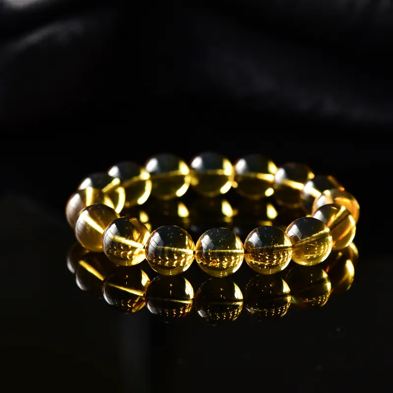 Xiangyan Amber Beeswax Fine Jade Bracelets Unisex-4