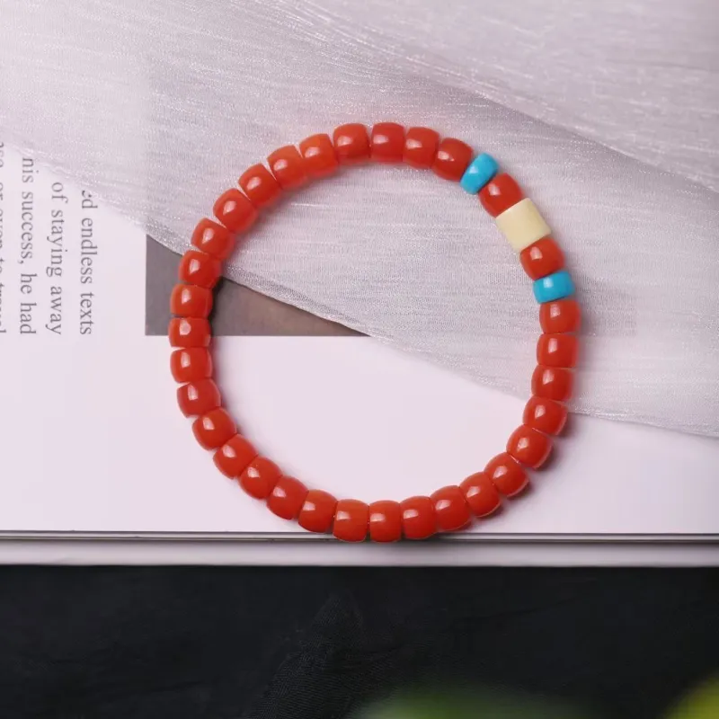 Xiangyan Southern Red Agate Fine Jade Bracelets Unisex-4