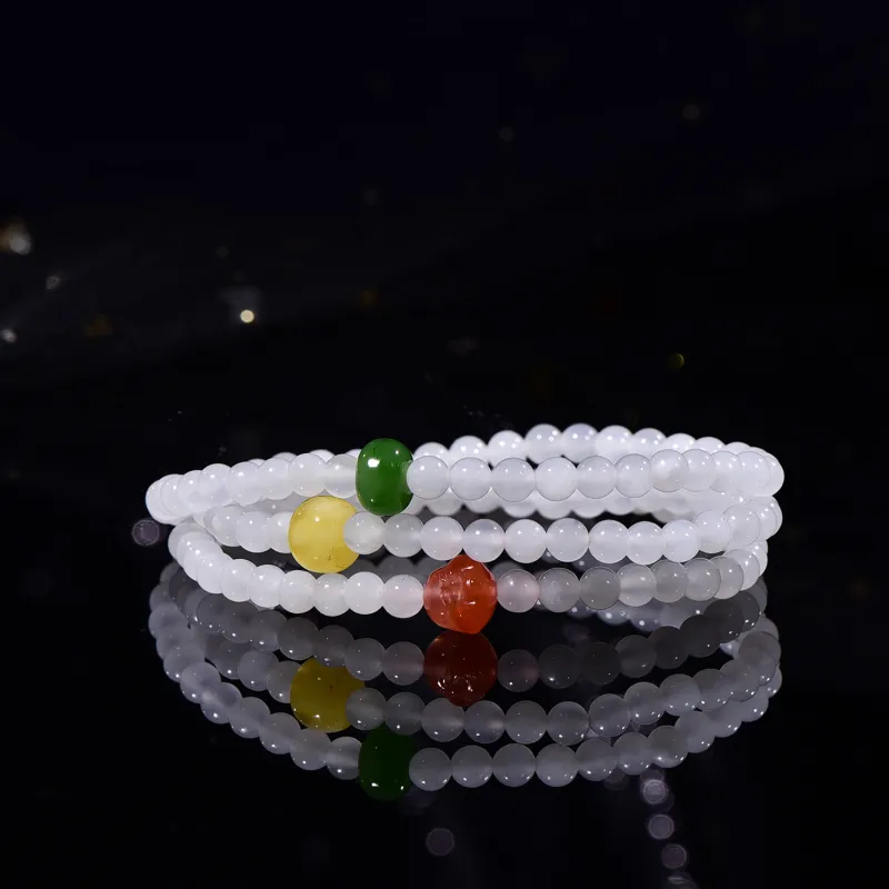 Xiangyan Hetian Jade Bracelets White Jade Unisex-2