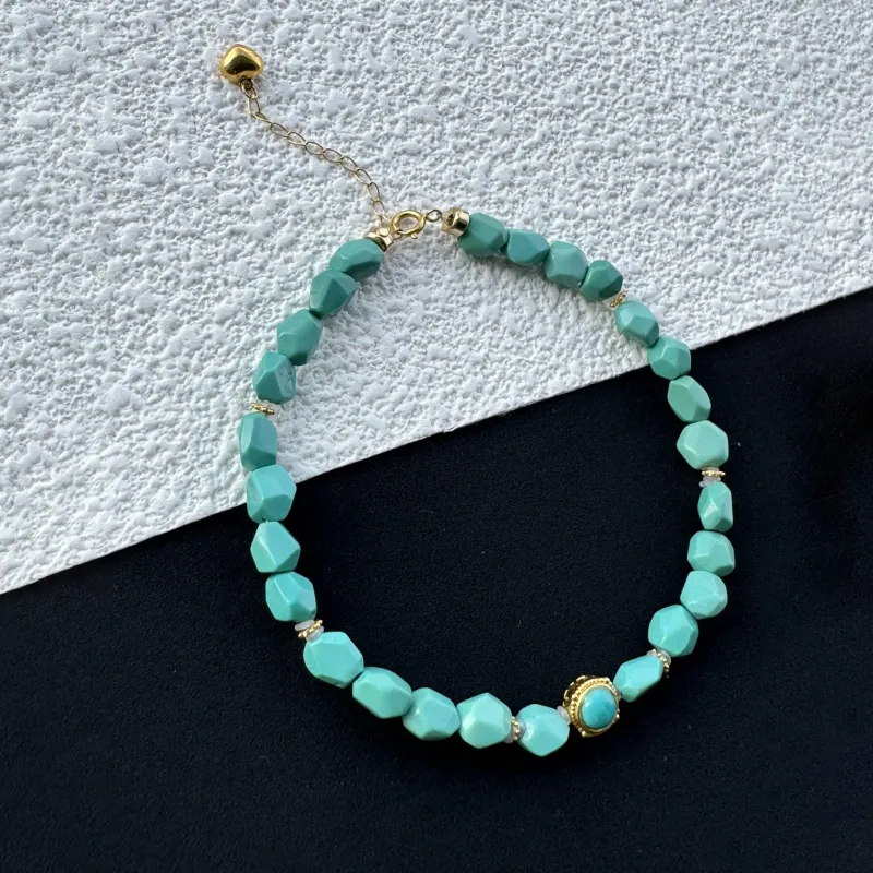 Xiangyan Turquoise Fine Jade Bracelets Unisex-1